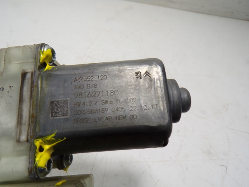 Recambio de elevalunas delantero derecho para citroën c4 picasso rip curl referencia OEM IAM 9675924680 9816272480 