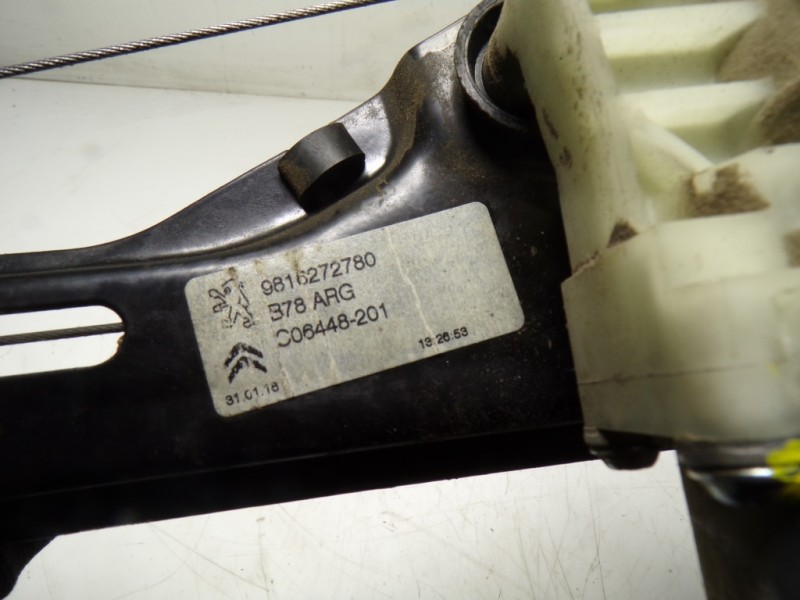 Recambio de elevalunas trasero izquierdo para citroën c4 picasso rip curl referencia OEM IAM 9676172480 9816272780 