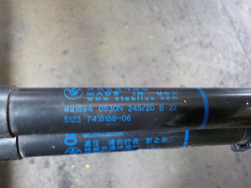 Recambio de amortiguador capot para bmw serie x5 (g05) xdrive 30d referencia OEM IAM 51237418188 5123741818806 