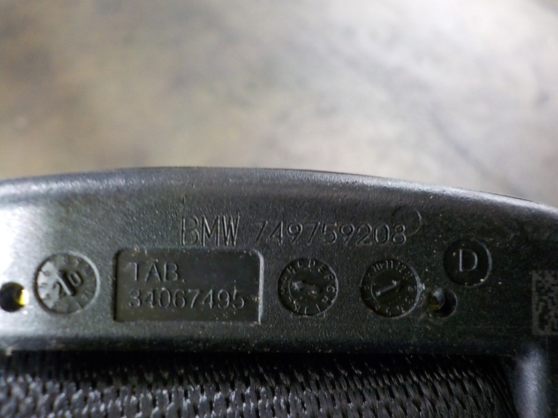 Recambio de cinturon seguridad trasero derecho para bmw serie x5 (g05) xdrive 30d referencia OEM IAM 72117497592 749759208 