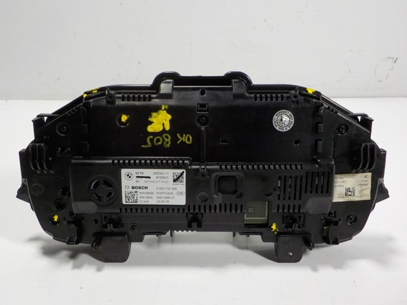 Recambio de cuadro instrumentos para bmw serie x5 (g05) xdrive 30d referencia OEM IAM 62105A54CC1 621020236311 