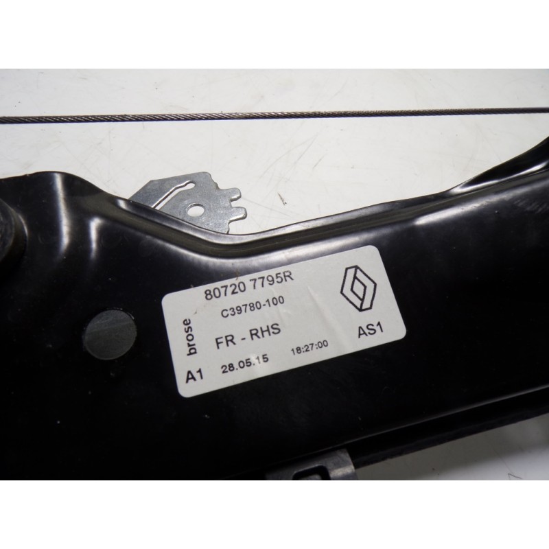 Recambio de elevalunas delantero derecho para renault kadjar 1.6 dci diesel fap energy referencia OEM IAM 807209732R 807207795R 