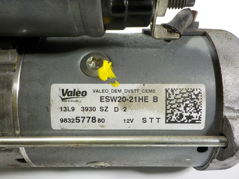 Recambio de motor arranque para opel grandland x 1.5 cdti dpf referencia OEM IAM 9825233080 9832577880 