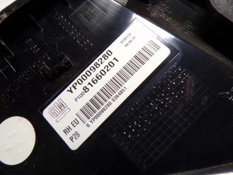 Recambio de piloto trasero derecho para opel grandland x 1.5 cdti dpf referencia OEM IAM YP00098280 YP00098280 