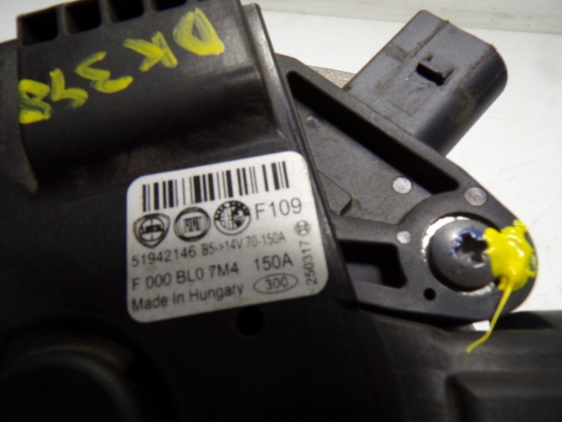 Recambio de alternador para fiat 500 x (334) 1.6 16v cat referencia OEM IAM 51942146 51942416B5 