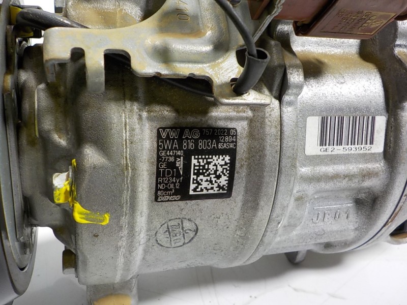 Recambio de compresor aire acondicionado para seat leon sportstourer (kl8) xcellence referencia OEM IAM 5WA816803A 5WA816803A 