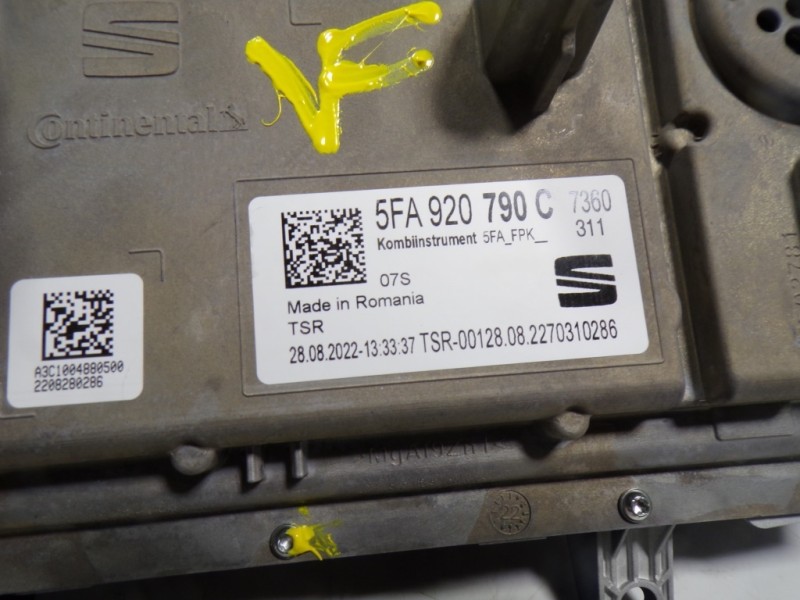 Recambio de cuadro instrumentos para seat leon sportstourer (kl8) xcellence referencia OEM IAM 5FA920790C 5FA920790C 