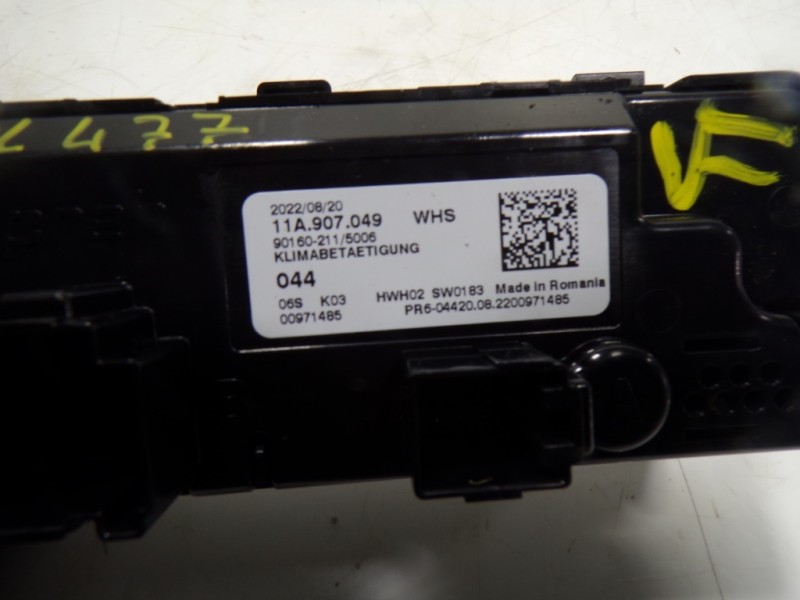 Recambio de mando climatizador para seat leon sportstourer (kl8) xcellence referencia OEM IAM 11A907049 11A907049 