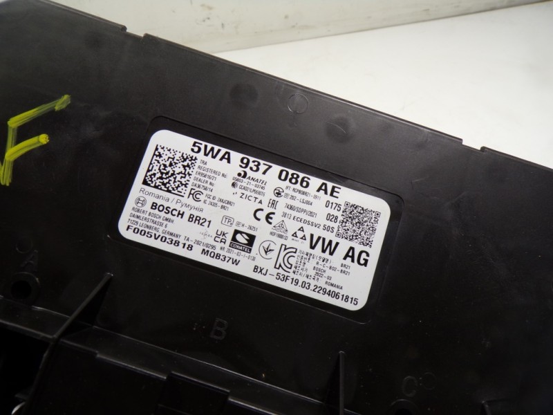 Recambio de modulo electronico para seat leon sportstourer (kl8) xcellence referencia OEM IAM 5WA937086AP 5WA937086AE 