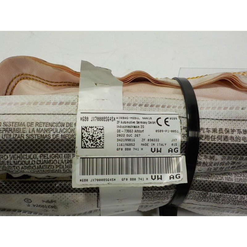 Recambio de airbag cortina delantero izquierdo para seat ibiza (kj1) fr referencia OEM IAM 6F0880741H 6F0880741H 