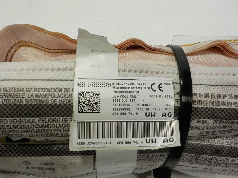 Recambio de airbag cortina delantero izquierdo para seat ibiza (kj1) fr referencia OEM IAM 6F0880741H 6F0880741H 