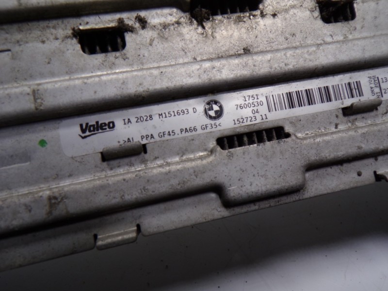 Recambio de intercooler para bmw serie 3 touring (f31) 320d referencia OEM IAM 17517600530 7600530 