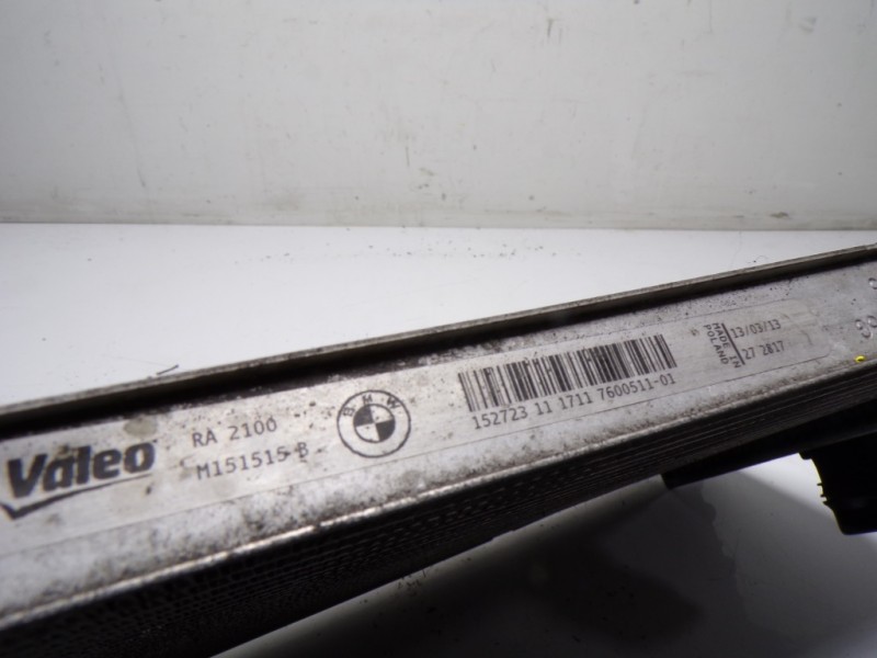 Recambio de radiador agua para bmw serie 3 touring (f31) 320d referencia OEM IAM 17117600511 15272311 
