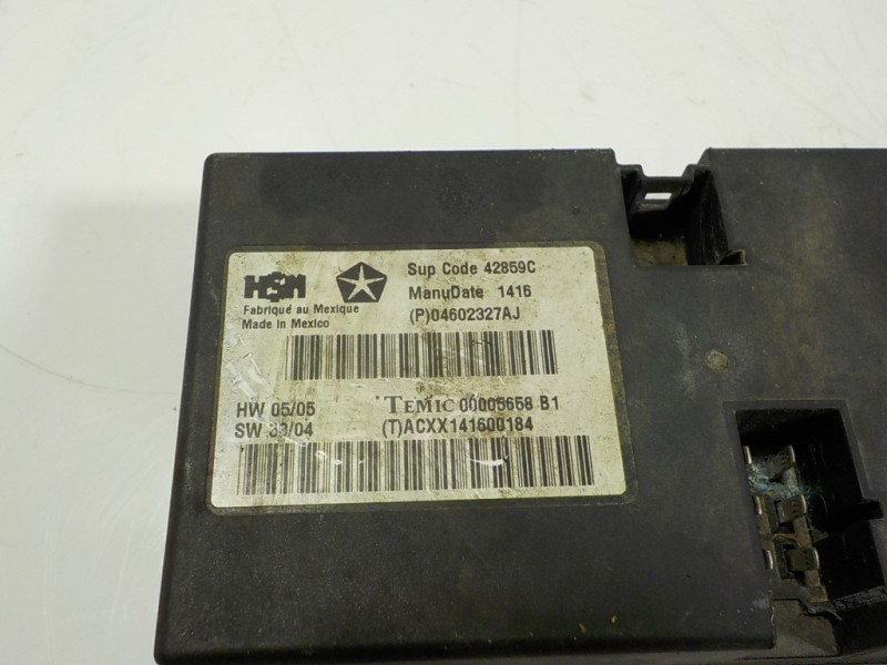 Recambio de modulo electronico para jeep commander 3.0 v6 crd limited referencia OEM IAM 4602327AI 04602327AJ 