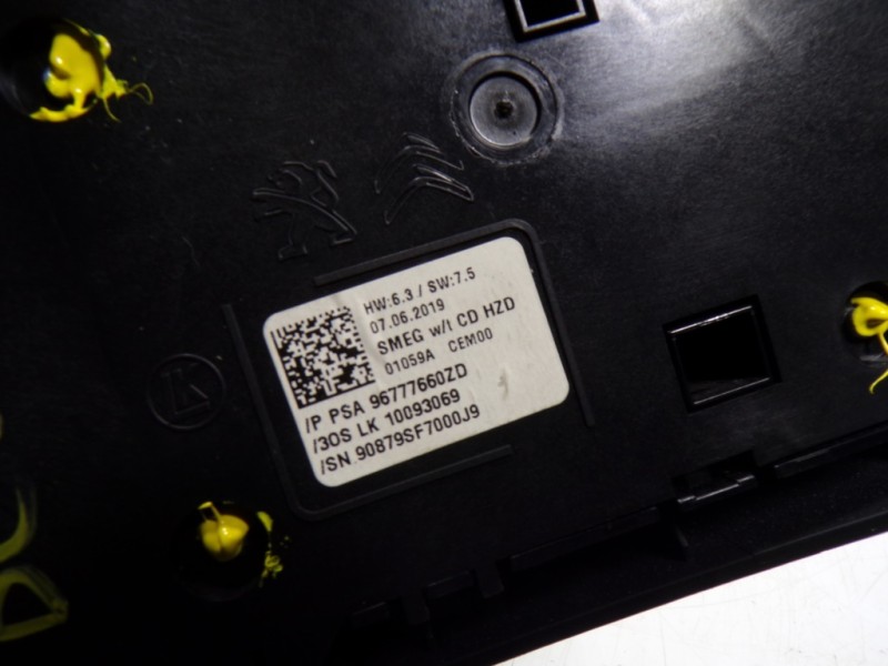 Recambio de mando multifuncion para peugeot 308 sw 1.5 blue-hdi fap referencia OEM IAM 96777660ZD 96777660ZD 