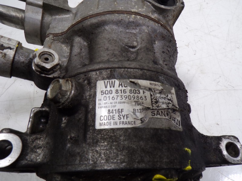 Recambio de compresor aire acondicionado para volkswagen arteon (3h7) elegance referencia OEM IAM 5Q0816803D 5Q0816803F 