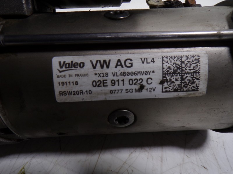 Recambio de motor arranque para volkswagen arteon (3h7) elegance referencia OEM IAM 02E911022C 02E911022C 