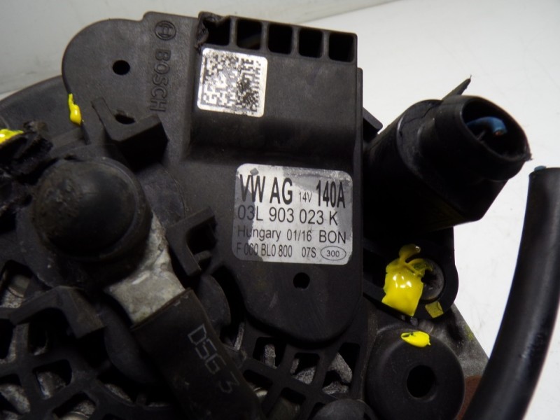 Recambio de alternador para volkswagen golf vii variant 2.0 tdi referencia OEM IAM 03L903023K 03L903023K 