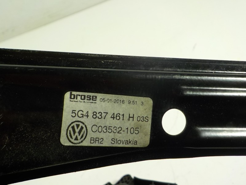 Recambio de elevalunas delantero izquierdo para volkswagen golf vii variant 2.0 tdi referencia OEM IAM 5G4837461H 5G4837461H 