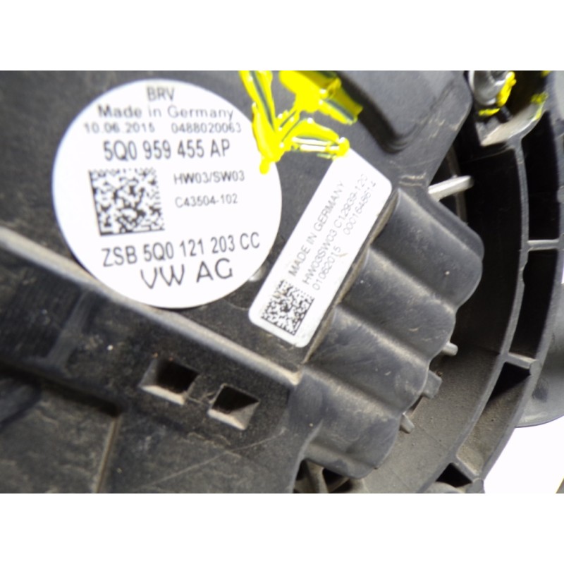 Recambio de electroventilador para volkswagen golf vii lim. (5g1) 1.4 16v tsi referencia OEM IAM 5Q0121203DA 5Q0959455AP 