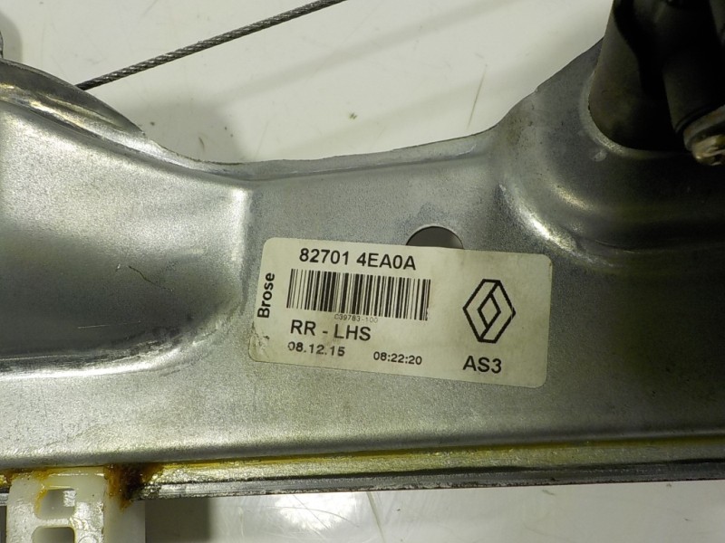 Recambio de elevalunas trasero izquierdo para renault kadjar 1.2 tce energy referencia OEM IAM 827014EA0A 827014EA0A 