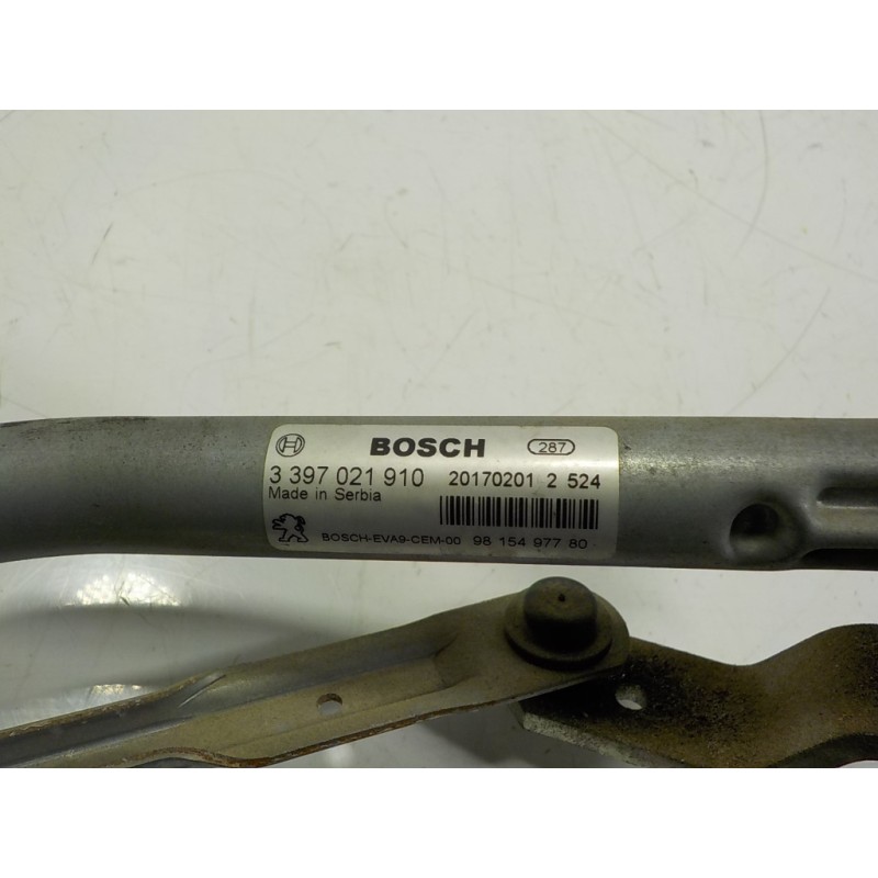 Recambio de motor limpia delantero para peugeot 208 1.6 blue-hdi fap referencia OEM IAM 9815497780 9815497780 