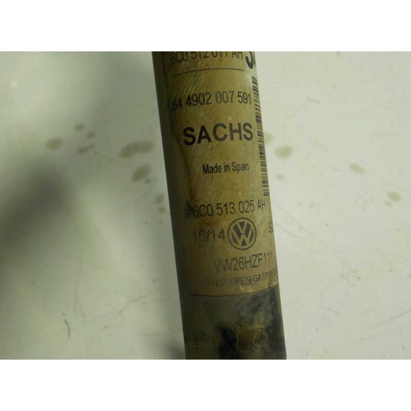 Recambio de amortiguador trasero derecho para volkswagen polo (6c1) 1.2 tsi referencia OEM IAM 6C0513025AH 6C0513025AH 