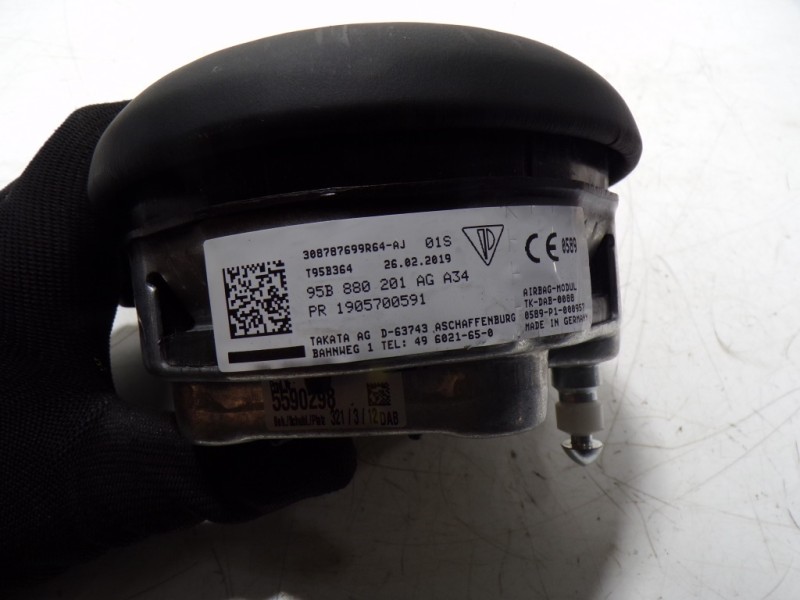 Recambio de airbag delantero izquierdo para porsche macan (typ ) base referencia OEM IAM  95B880201AG 