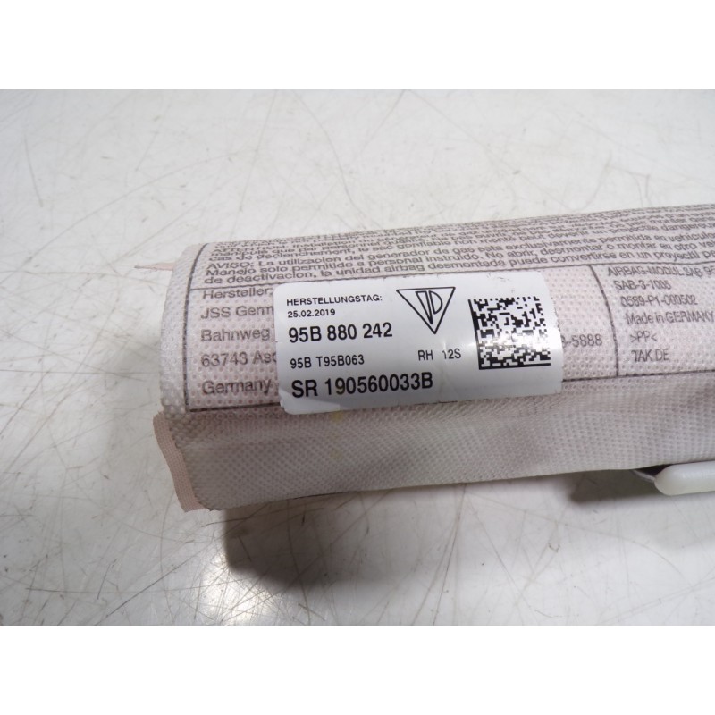 Recambio de airbag lateral delantero derecho para porsche macan (typ ) base referencia OEM IAM 95B880242 95B880242 
