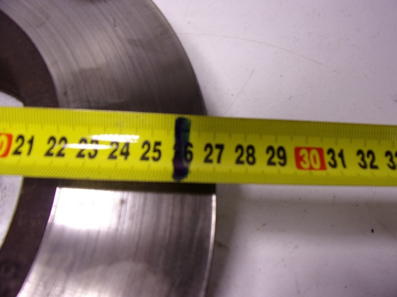 Recambio de disco freno trasero para audi q2 (gab) 1.6 tdi referencia OEM IAM 5Q0615601B  