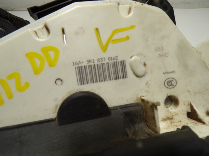 Recambio de cerradura puerta delantera derecha para volkswagen polo (6c1) 1.2 tsi referencia OEM IAM 5K1837016J 5K1837016E 