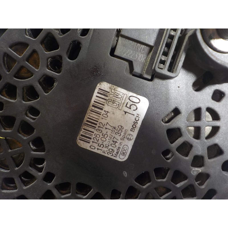 Recambio de alternador para opel corsa e 1.3 16v cdti referencia OEM IAM  39047359 