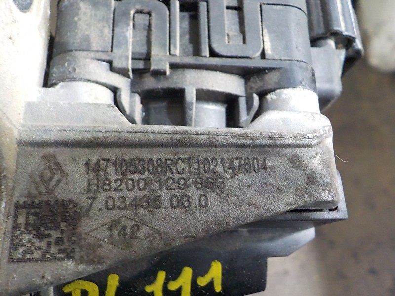 Recambio de valvula egr para renault clio iv 1.5 dci diesel fap referencia OEM IAM  H8200129863 