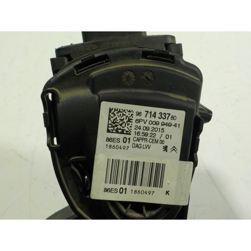 Recambio de potenciometro pedal para citroën c4 cactus 1.6 blue-hdi fap referencia OEM IAM 1601CW 9671433780 