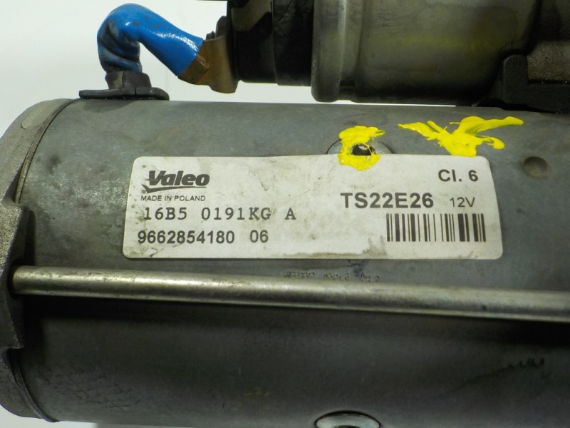 Recambio de motor arranque para peugeot 208 1.6 16v hdi fap referencia OEM IAM  9662854180 