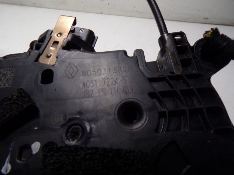 Recambio de cerradura puerta delantera izquierda para renault captur 1.3 tce referencia OEM IAM 805031332R 805031332R 
