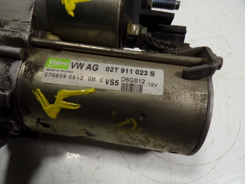 Recambio de motor arranque para seat ibiza (6j5) 1.4 16v referencia OEM IAM 02T911023SX 02T911023S 