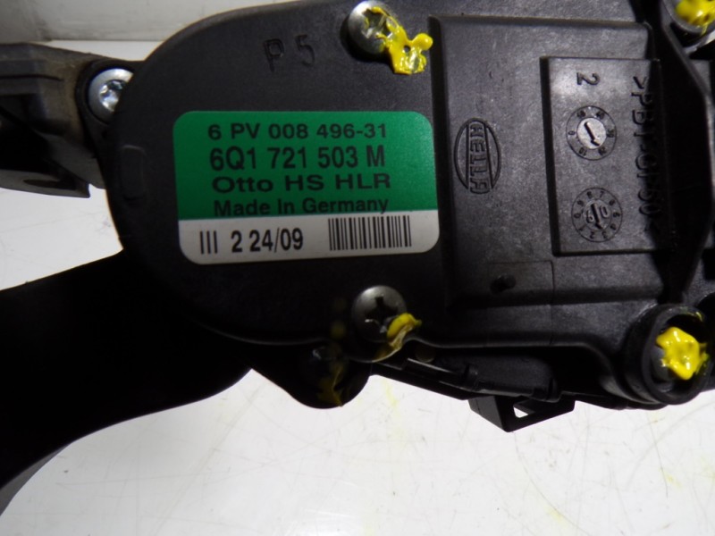 Recambio de potenciometro pedal para seat ibiza (6j5) 1.4 16v referencia OEM IAM 6Q1721503M 6PV00849631 