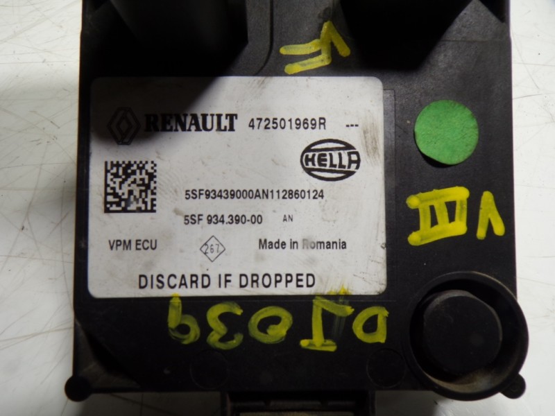 Recambio de modulo electronico para renault kangoo z.e. referencia OEM IAM 472506154R 472501969R 