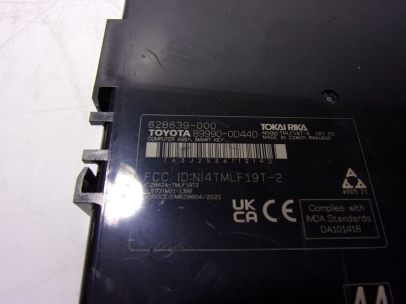 Recambio de modulo electronico para toyota yaris 1.5 vvti hev referencia OEM IAM  62B639000 