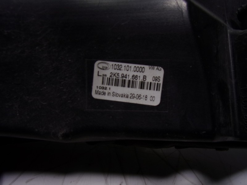 Recambio de faro antiniebla izquierdo para volkswagen caddy furgón/kombi 2.0 tdi referencia OEM IAM 2K5941661B 2K5941661B 