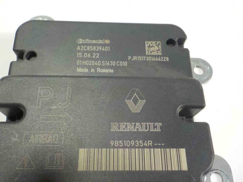 Recambio de centralita airbag para dacia dokker 1.5 dci diesel fap cat referencia OEM IAM 985109354R 985109354R 