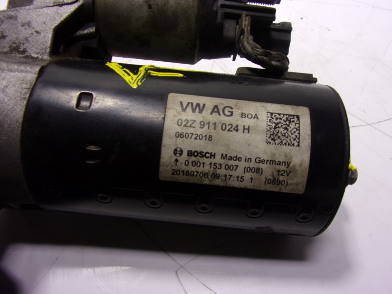 Recambio de motor arranque para volkswagen caddy furgón/kombi 2.0 tdi referencia OEM IAM 02Z911024H 02Z911024H 