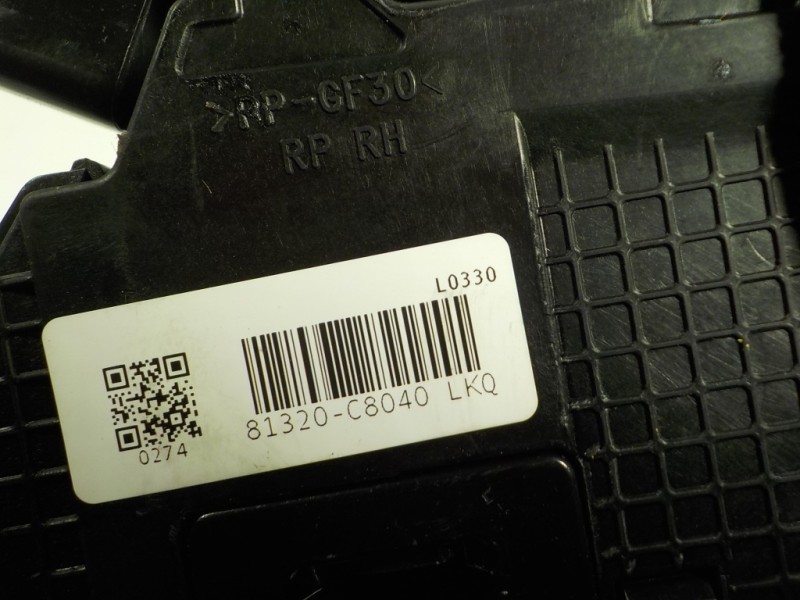 Recambio de cerradura puerta delantera derecha para hyundai i20 1.2 16v cat referencia OEM IAM 81320C8040 81320C8040 