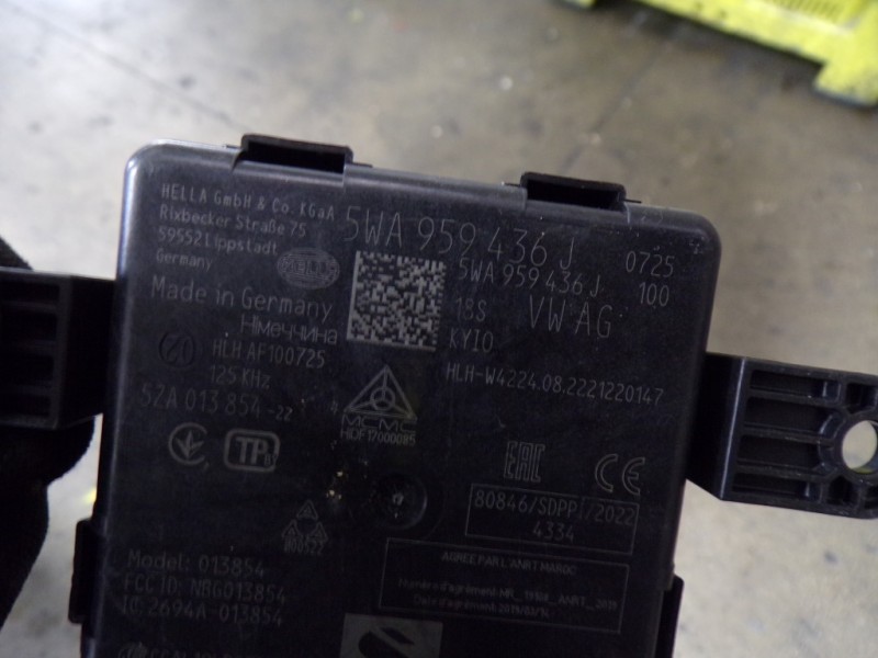 Recambio de modulo electronico para seat leon sportstourer (kl8) fr referencia OEM IAM 5WA959436J 5WA959436J 