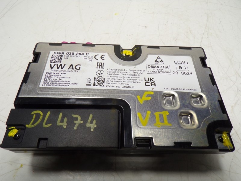 Recambio de modulo electronico para seat leon sportstourer (kl8) fr referencia OEM IAM 5WA035284C 5WA035284C 