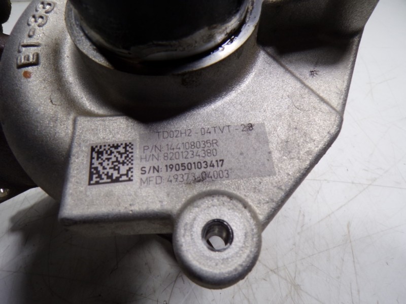 Recambio de turbocompresor para renault clio iv 0.9 tce referencia OEM IAM 144108035R 4937304003 