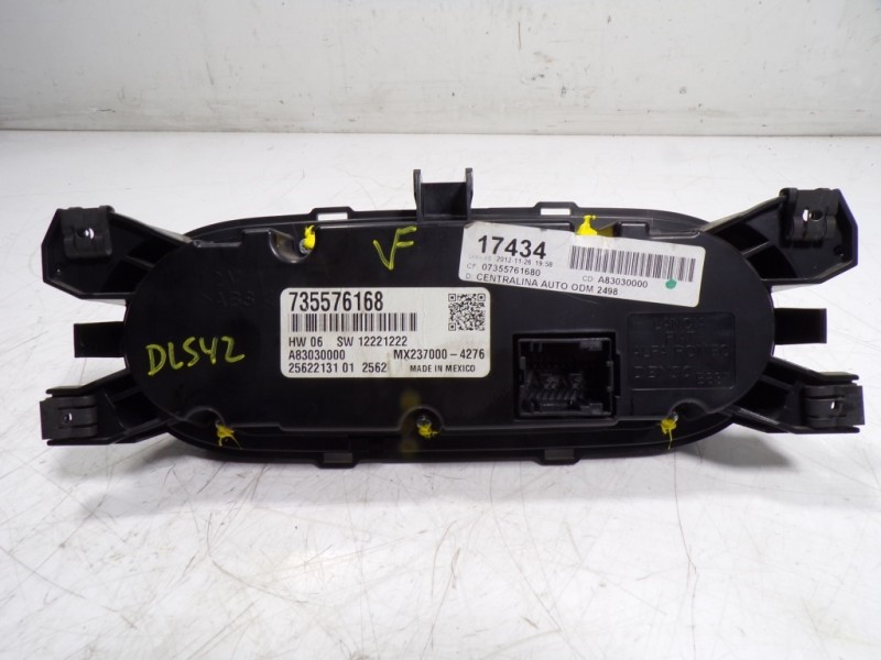 Recambio de mando climatizador para fiat 500 l (330) pop star referencia OEM IAM 735576168 735576168 