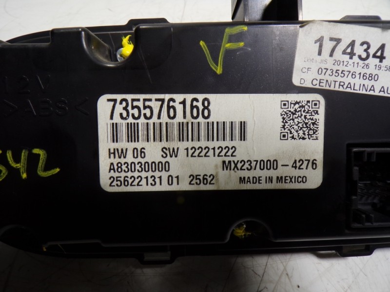 Recambio de mando climatizador para fiat 500 l (330) pop star referencia OEM IAM 735576168 735576168 