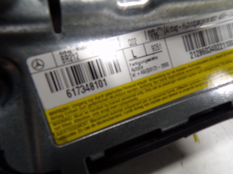 Recambio de airbag lateral izquierdo para mercedes-benz clase e (w212) lim. 3.0 cdi cat referencia OEM IAM  617348101 